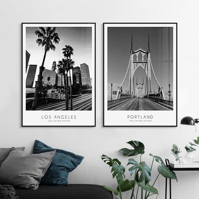 工業風 黑白風格 美式建築 六款7