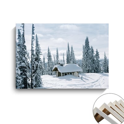 橫式｜簡約雪景冰山冰湖 三款4