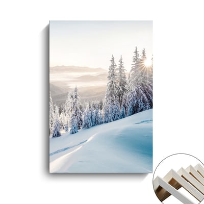 簡約雪景冰山冰湖 六款6