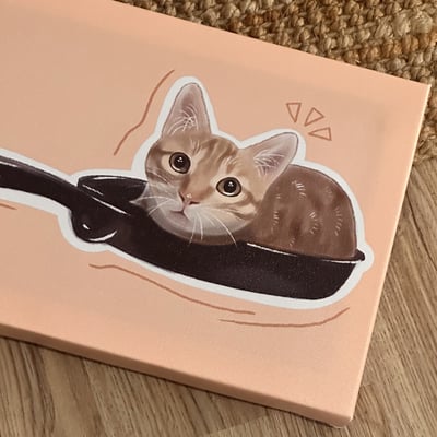 漫德原創-寵物系列｜鍋子橘貓貓 台灣在地繪師4