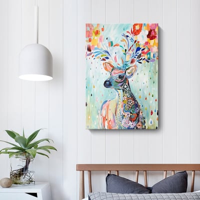 熱銷款 暖色系柔和繽紛鹿3