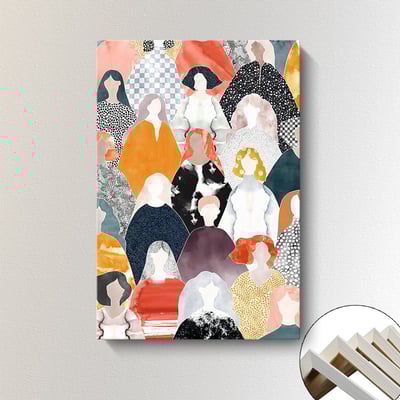 抽象水彩手繪建築房子莫蘭蒂色 三款5