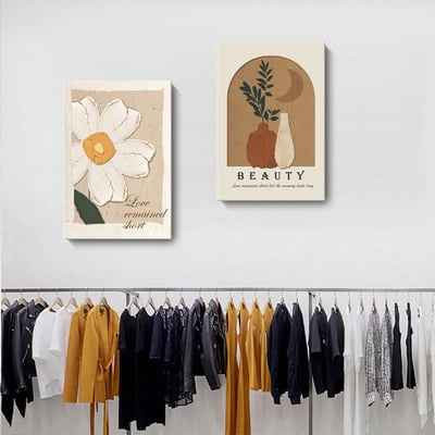 油畫筆觸奶油風ins花卉 4款6