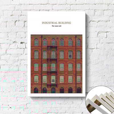 北歐風格彩色牆壁建築窗戶 四款8