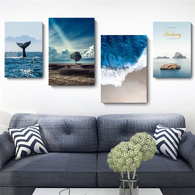 海洋 鯨魚 魚尾 四款2