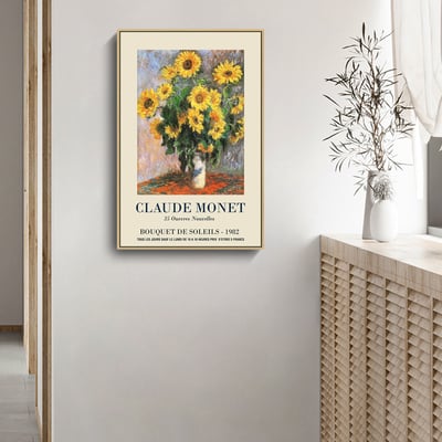 莫內花卉靜物雛菊3