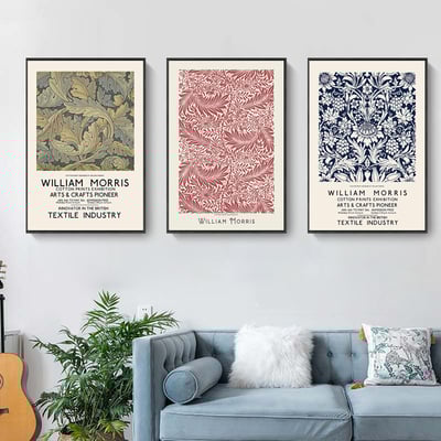 莫里斯復古文藝花卉 4款3