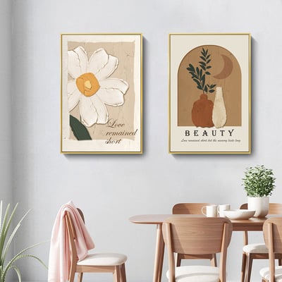 油畫筆觸奶油風ins花卉 4款3