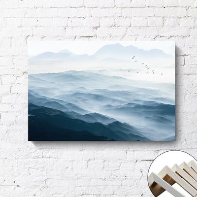 山頂雲海 二連式 兩款 可單幅分開購買6