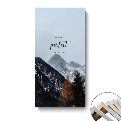 山海 山脈 冰山 湖  特殊長型畫框  六款12