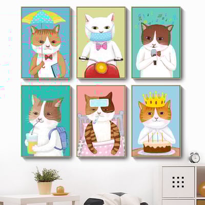 手繪風格 貓咪系列 五款4