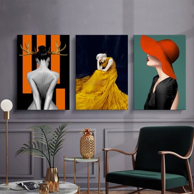 現代風色塊簡約仕女風格 美容 簡約 系列 15款3