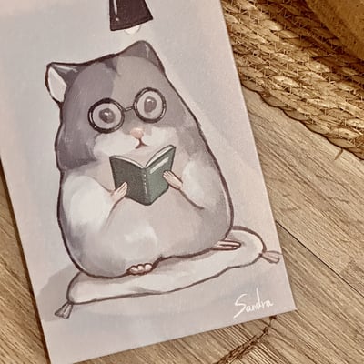 漫德原創-寵物系列｜沈浸小說世界の黃金鼠 台灣在地繪師2