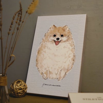 漫德原創-狗系列｜博美犬 台灣在地繪師1