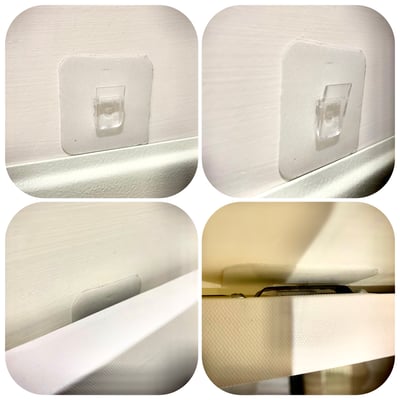 訂製特殊黏貼專用畫框 掛鉤1