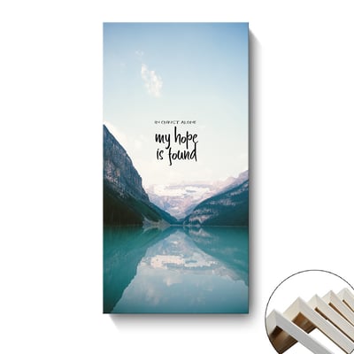 山海 山脈 冰山 湖  特殊長型畫框  六款9