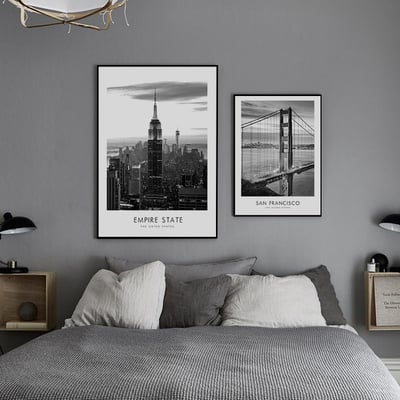 工業風 黑白風格 美式建築 六款5