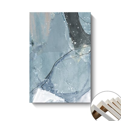 輕奢灰藍色調抽象 6款8