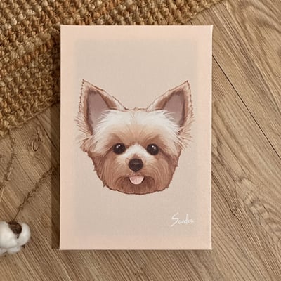 漫德原創-寵物系列｜約克夏簡約Q版 台灣在地繪師1