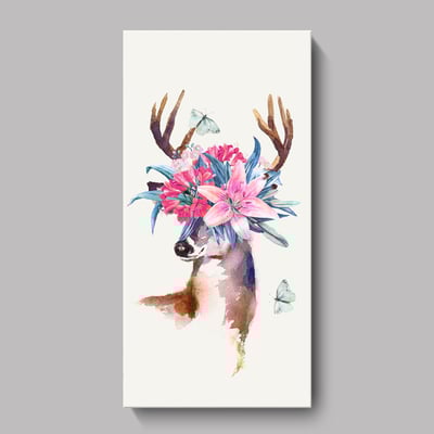 麋鹿 斑馬花卉系列  特殊長型畫框  四款6