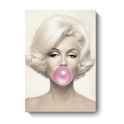 奧黛麗赫本 瑪麗蓮夢露 吹泡泡 四款4