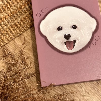 漫德原創-寵物系列｜ 比熊簡約Q版 台灣在地繪師3