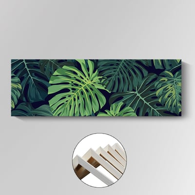 龜背芋 清新植物葉子臥室床頭 5款5