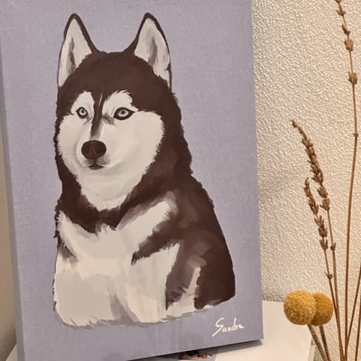 漫德原創-寵物系列｜ 帥氣哈士奇  台灣在地繪師3