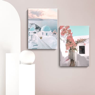 清新藝術海洋沙灘 愛琴海建築 7款2