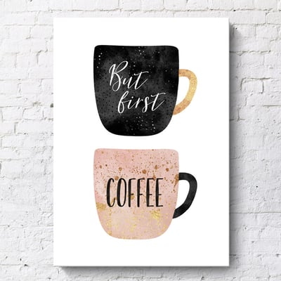 手繪風格咖啡杯   6款8