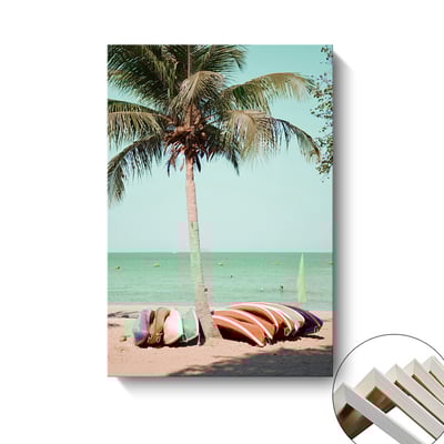 旅行沙灘棕櫚樹衝浪板巴士風格 8款6