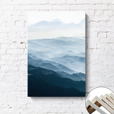 山頂雲海 二連式 兩款 可單幅分開購買4