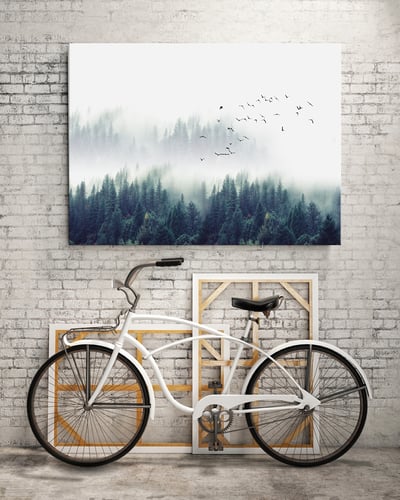 森林雲海 三連式 兩款 可單幅分開購買3