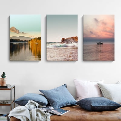 北歐地中海風海景現代簡約風景 系列 17款2