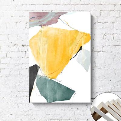 抽象幾何色塊線條 三聯畫 可單買 三款5