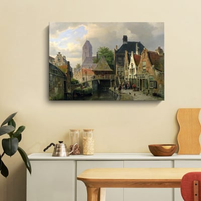 橫式｜ 歐式復古小鎮風景1