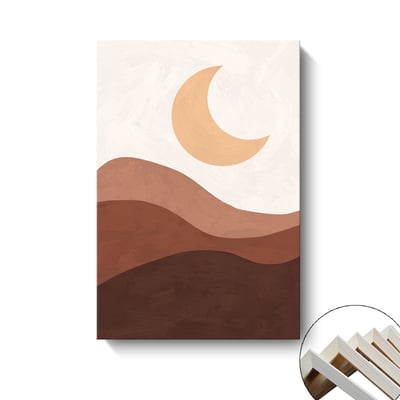 北歐莫蘭迪幾何抽象日月同輝 2款4