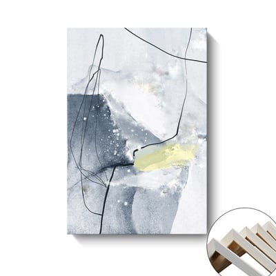 輕奢灰藍色調抽象 6款6