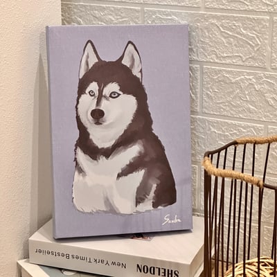 漫德原創-寵物系列｜ 帥氣哈士奇  台灣在地繪師1