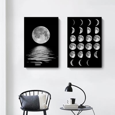 現代 月亮俐落風格 2款2