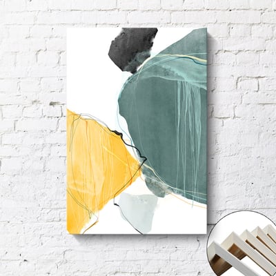 抽象幾何色塊線條 三聯畫 可單買 三款3