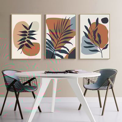 色塊 植物 現代簡約北歐莫蘭迪 八款6