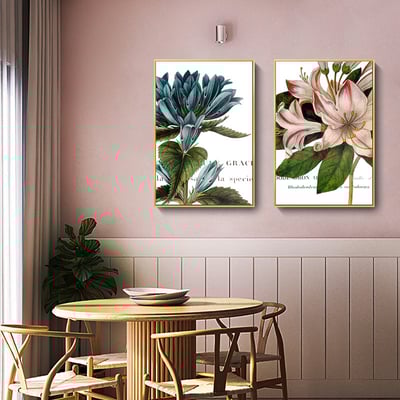 歐式手繪花卉 粉紅色系 五款  花3