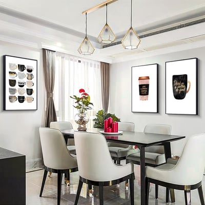 手繪風格咖啡杯   6款1