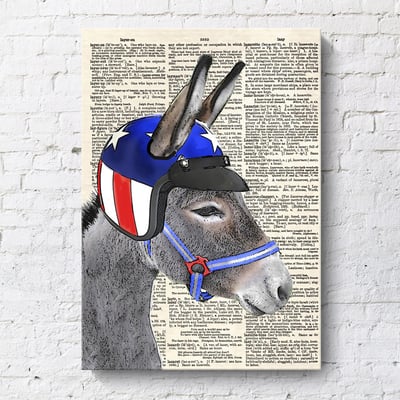 報紙動物風格 長頸鹿 猴子 驢子 貓咪 狗 虎斑貓 六款9