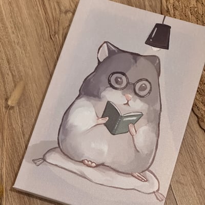 漫德原創-寵物系列｜沈浸小說世界の黃金鼠 台灣在地繪師4