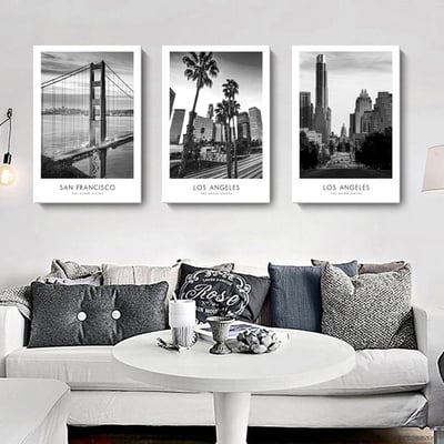 工業風 黑白風格 美式建築 六款2