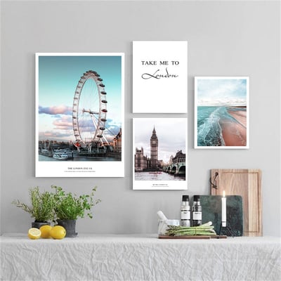 歐州風景系列 英倫風 英國 摩天輪 大笨鐘 五款3