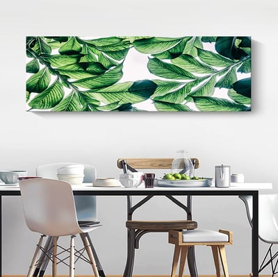 龜背芋 清新植物葉子臥室床頭 5款3