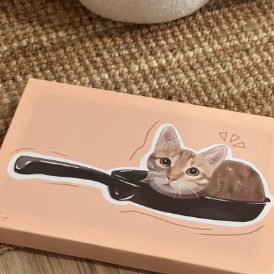 漫德原創-寵物系列｜鍋子橘貓貓 台灣在地繪師3